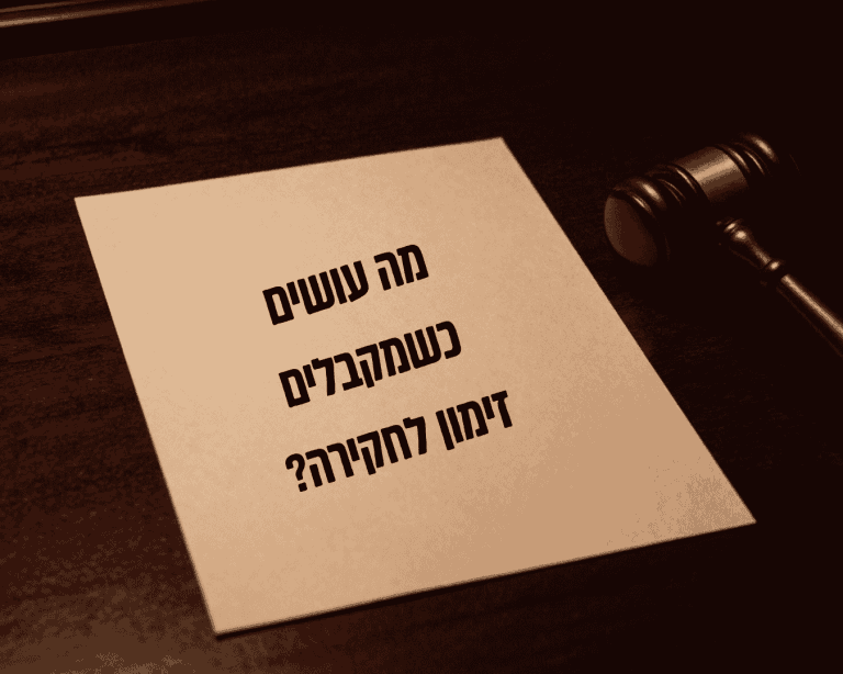 חקירה באזהרה בתחנת משטרה, מה המשמעות של האזהרה